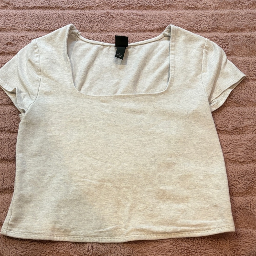 Wild Fable grey square neck (size M)